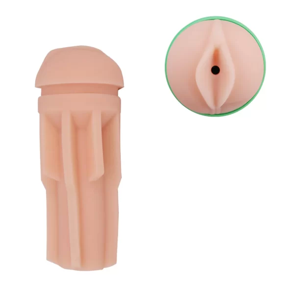 Masturbador Vagina em Cyberskin Camuflado de Garrafa - Pure Blond Premium Lager - Imagem 2