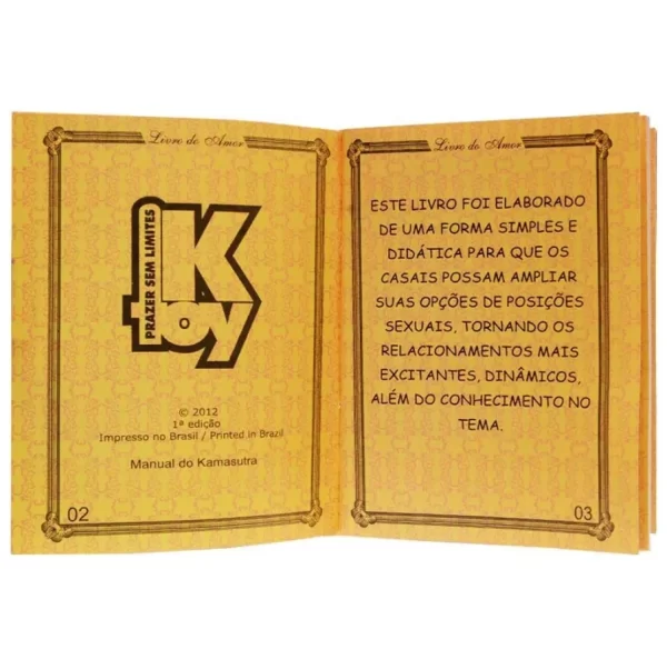 Mini Manual do Kama Sutra Livro do Amor - K import - Image 2