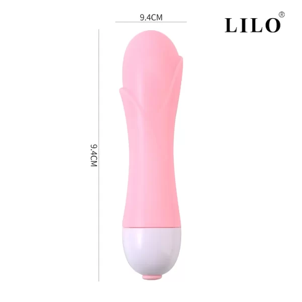 Mini Vibrador a Pilha Com 10 Vibrações - Lilo - Image 7