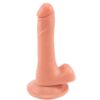 Pênis Realístico Com Escroto 13,3 cm X 2,4 cm com Ventosa - Prazer e Cia