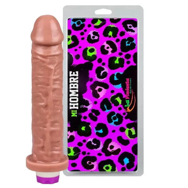 Pênis Realístico Maciço Com Vibro Multivelocidade 21 cm X 4,5 cm Mi Hombre - La Pimienta