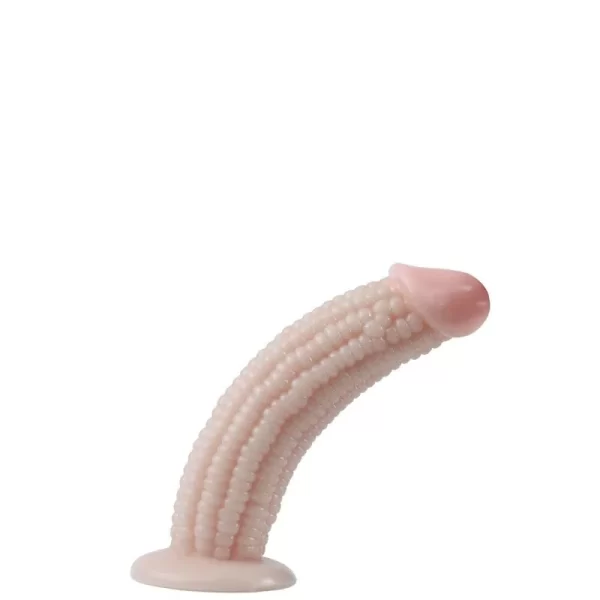 Prótese Maciça Com Ventosa e Glande Com Textura de Espiga de Milho 18,5 x 4 cm - Corn Cock - Imagem 3