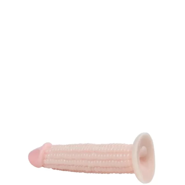 Prótese Maciça Com Ventosa e Glande Com Textura de Espiga de Milho 18,5 x 4 cm - Corn Cock - Imagem 2