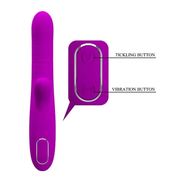 Vibrador Estimulador Ponto G e Clitóris - Angelique Pretty Love - Image 4