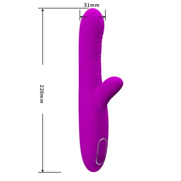 Vibrador Estimulador Ponto G e Clitóris - Angelique Pretty Love - Image 2