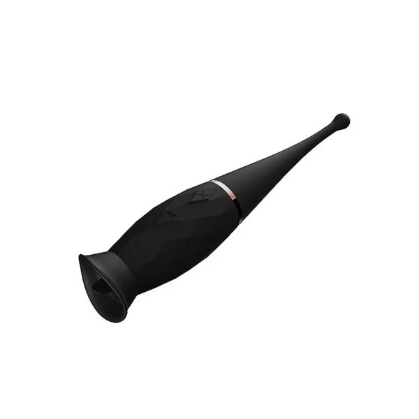 Vibrador Estimulador de Clitóris Com Capa de Orelhas de Coelho e Capa Com Língua Em Silicone Com 7 Modos de Vibração - Orgasm Clitoral Dibe - Imagem 7