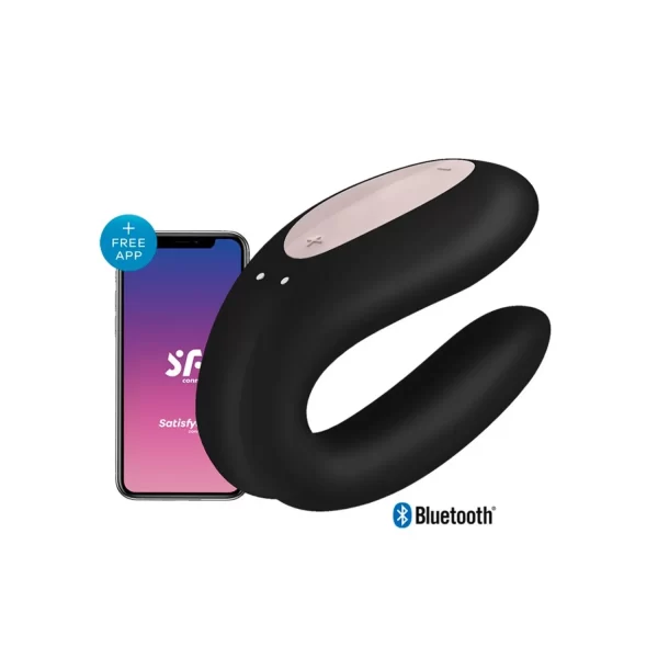 Vibrador Para Casal Recarregável - Double Joy Satisfyer