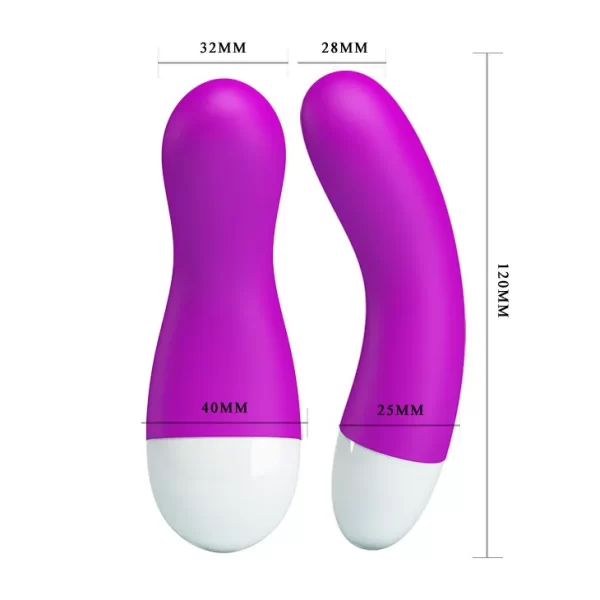 Vibrador Pequeno Ponto G Recarregável - Ian Pretty Love - Image 3
