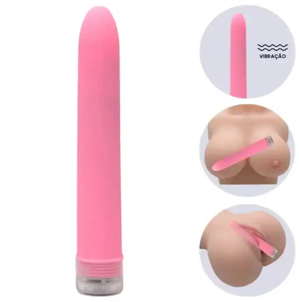 Vibrador Personal À Pilha Com Textura Aveludada 17,5 cm x 2,8 cm - You Vibe - Imagem 4