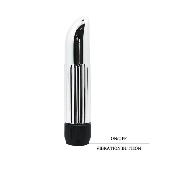 Vibrador Personal Cromado Ponto G Multivelocidade - Baile - Imagem 2