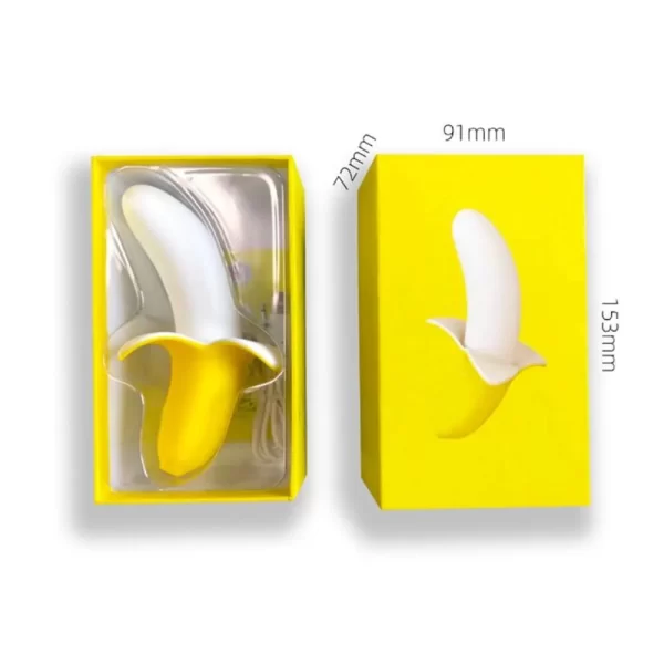 Vibrador Ponto G Recarregável Em Silicone Com 10 Vibrações Formato Banana - Little Banana - Topo Toys - Image 7