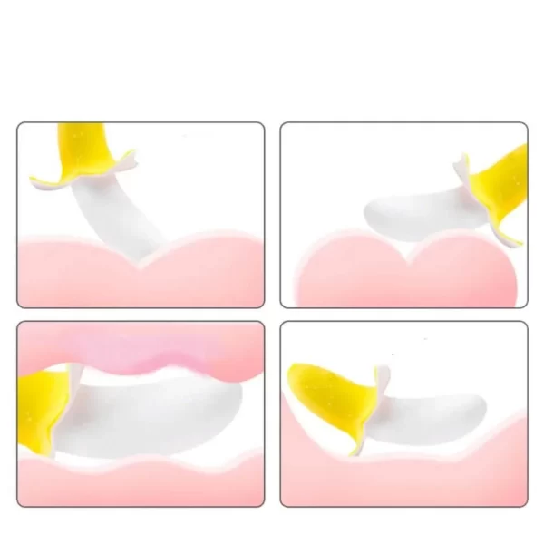 Vibrador Ponto G Recarregável Em Silicone Com 10 Vibrações Formato Banana - Little Banana - Topo Toys - Image 4