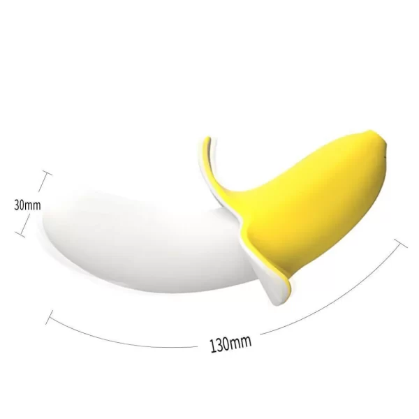 Vibrador Ponto G Recarregável Em Silicone Com 10 Vibrações Formato Banana - Little Banana - Topo Toys - Image 2
