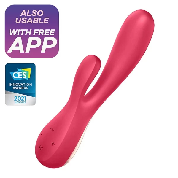 Vibrador Rabbit Estimulador de Ponto G e Clitóris - Satisfyer Mono Flex