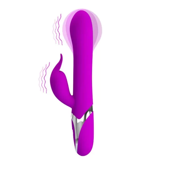 Vibrador Recarregável Estimulador de Clitóris e Estimulador de Ponto G Inflável Em Silicone Com 12 Modos de Vibração - Neil Pretty Love - Image 7