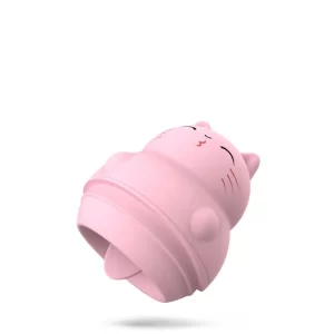 Vibrador Recarregável Estimulador de Clitóris em Formato de Gatinho Com Língua Estimuladora - Born To Feeling 3R