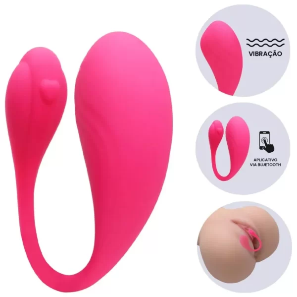 Vibrador Recarregável Para Casal Por Aplicativo - Dimitry - Imagem 10