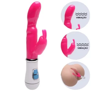 Vibrador em Silicone Ponto G Com Estimulador de Clitóris You Vibe